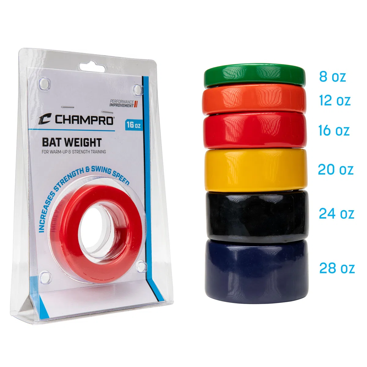 Champro Paquete de ampolla de Peso murciélago
