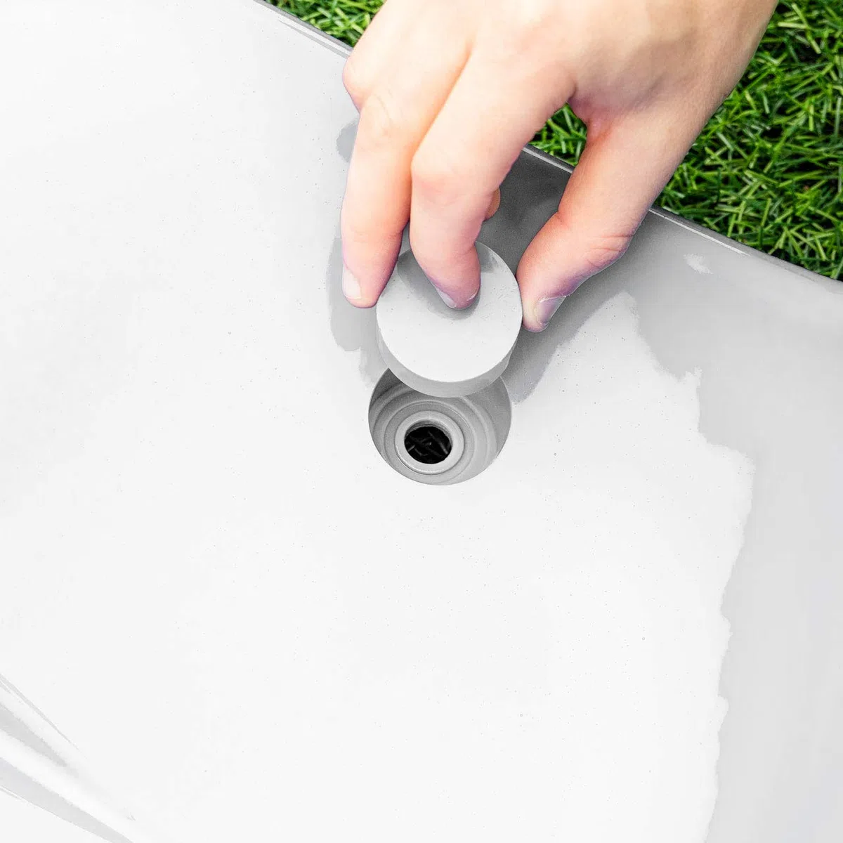 FORZA Asientos de Estadio de Plástico | Asientos HDPE para Banquillo de Jugadores (Blanco, Pack de 1)