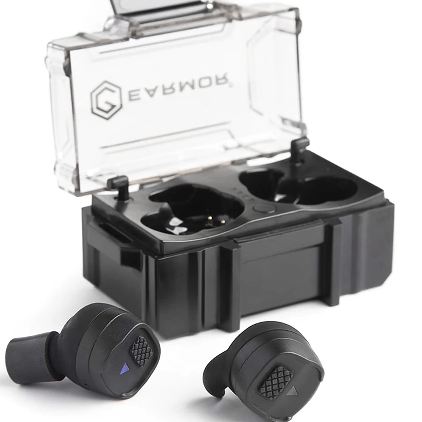 Earmor OPSMEN M20T - Tapones electrónicos para disparar - NRR 26 dB BT 5.3 Protección auditiva con cancelación de ruido activa para deportes de tiro, caza, campo de tiro por OPSMEN M20T, color negro,