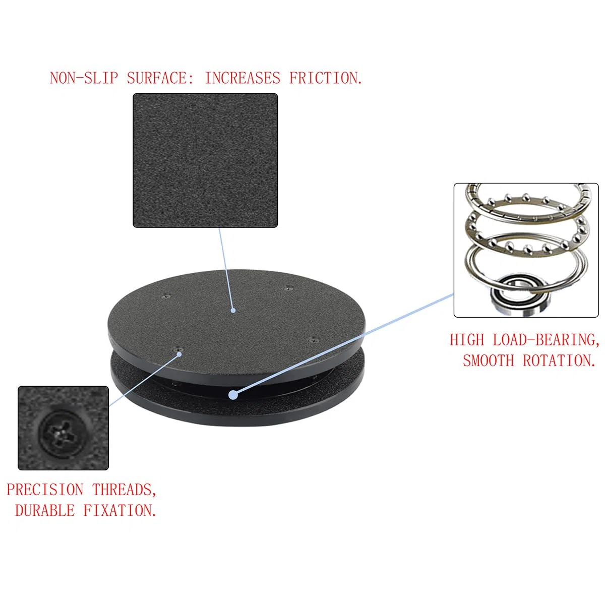 TIZYFF Patinaje artístico Spinner - Ayuda de entrenamiento para patinadores sobre hielo, gimnasia, danza y pirueta de ballet. Entrenador de metal de ocho vueltas.