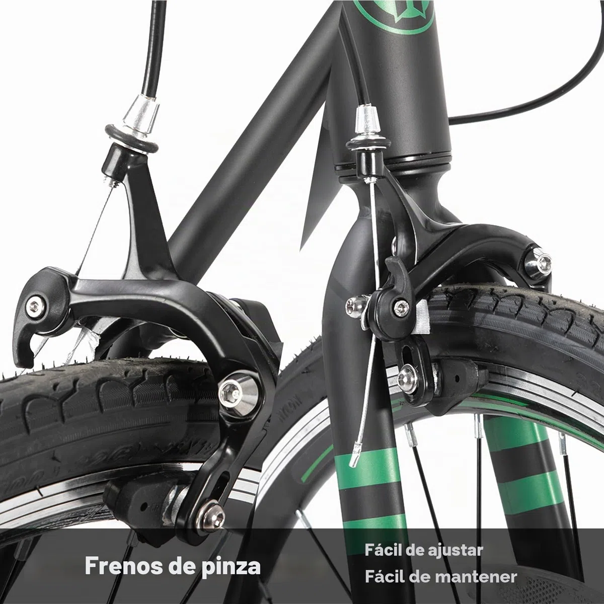 HILAND Daring Bicicleta de Carretera 28 Pulgadas, 14 Velocidades, Cuadro de Aluminio de 49/53/57 cm, 700C Bicicleta para Uso Diario para Hombre y Mujer, Frenos de Pinza, Negra/Roja/Verde