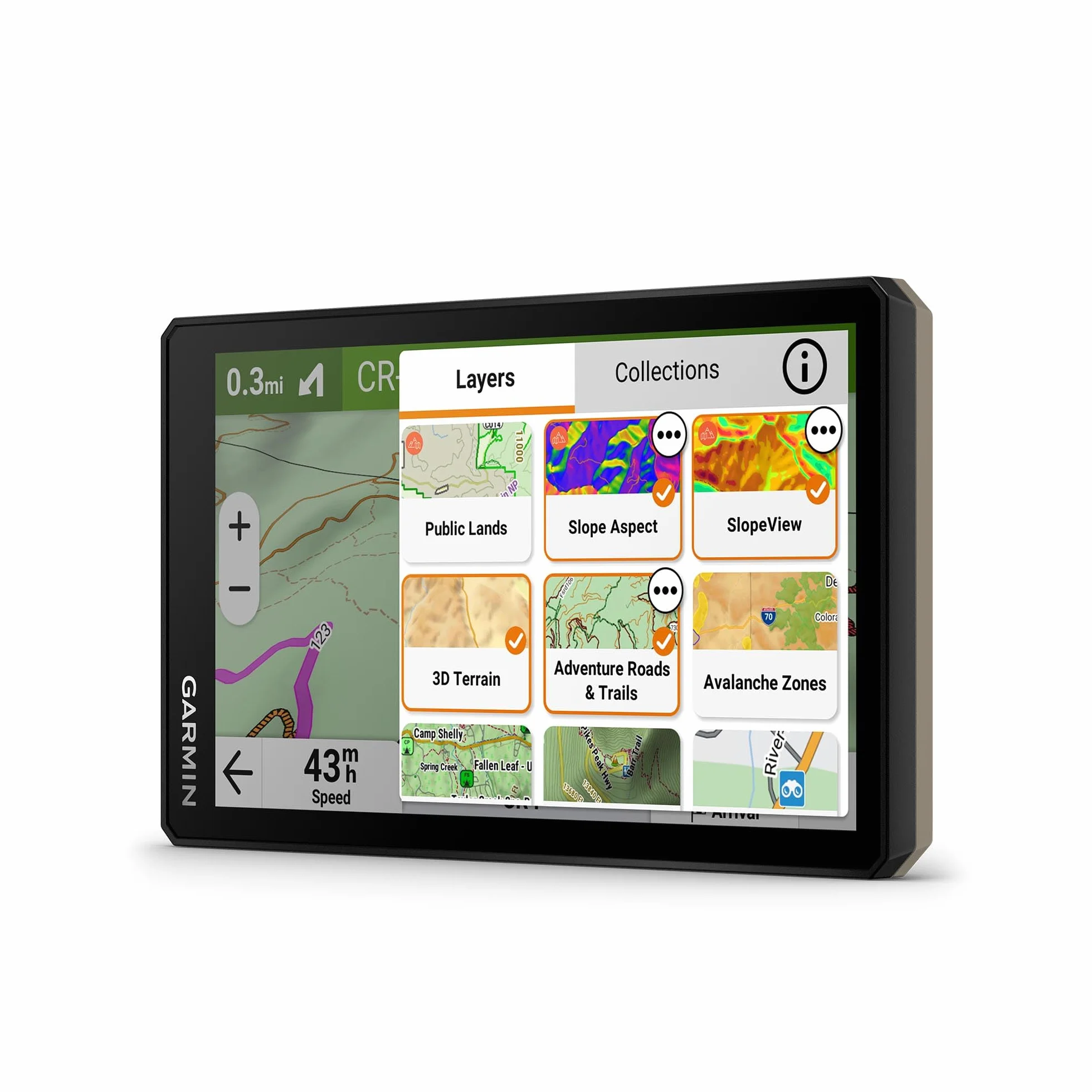 Garmin Tread 2, Navegador GPS Off-Road, Pantalla táctil 6'' Alta Resolución, Mapas topográficos preinstalados, Navegación Giro a Giro, Rutas Personalizadas, Diseño Robusto, Tread 2-6"