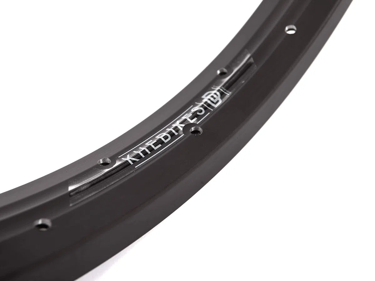 KHE MVP BMX llanta DD 50.8 cm aluminio T6 solo 419.6 g 36 agujeros 35mm ancho negro