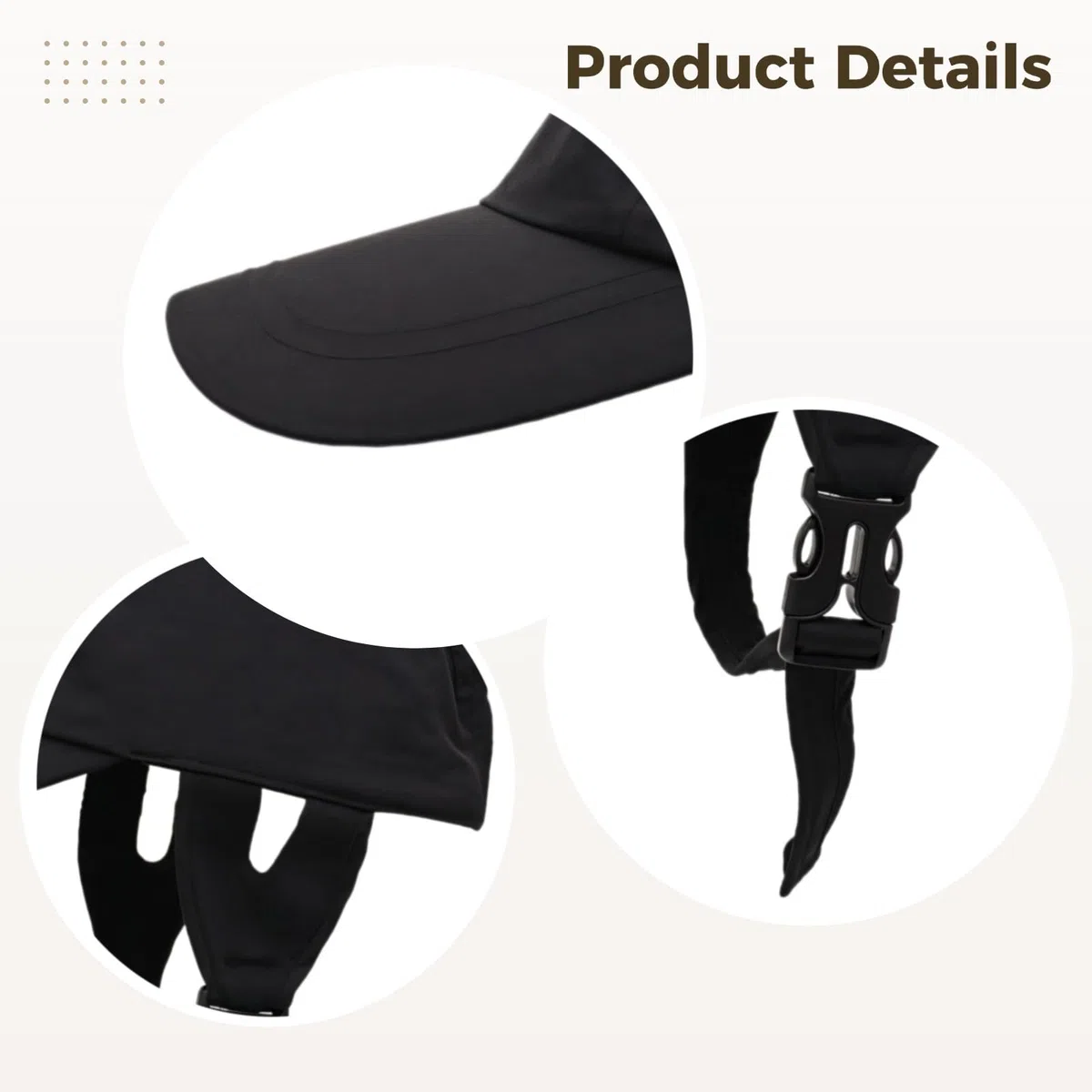 Casco de surf ligero con correa para la barbilla, gorra de protección solar ajustable para deportes acuáticos, sombrero negro para hombres y mujeres, ideal para kayak y vela