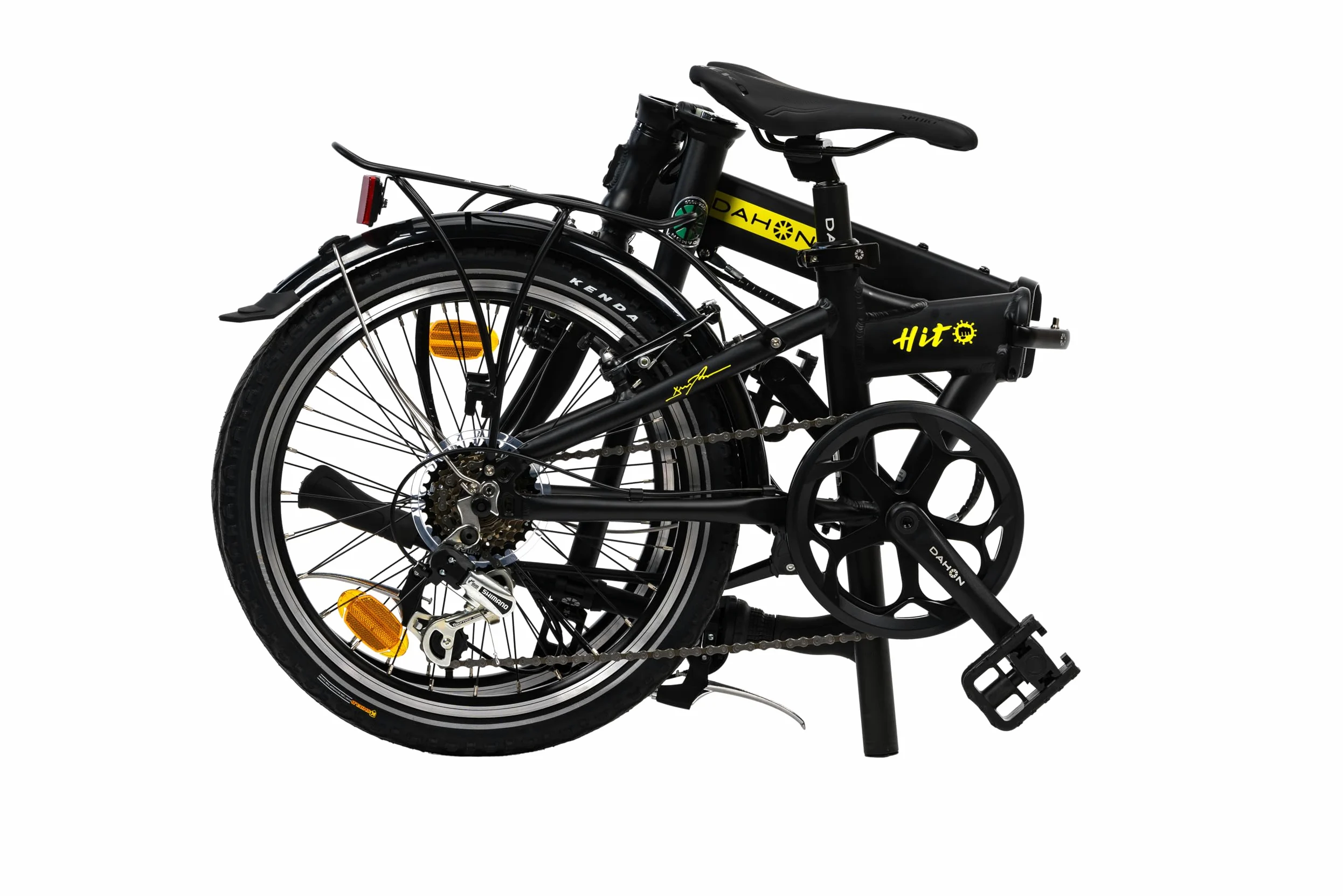 Dahon Hit Bicicleta Plegable para Adultos 20 Pulgadas, Bicicleta Urbana Ligera con 6 Velocidades, Frenos en V Plegables, Ideal para la Ciudad y Viajes