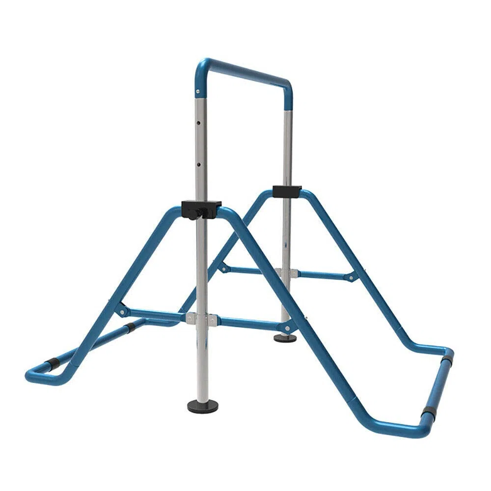 TFCFL Gimnasia Horizontal Bar Training Kids Expandable Gym Sportausrüstung Trainingsgeräte Outdoor Höhenverstellbar 129 cm, azul (azul)
