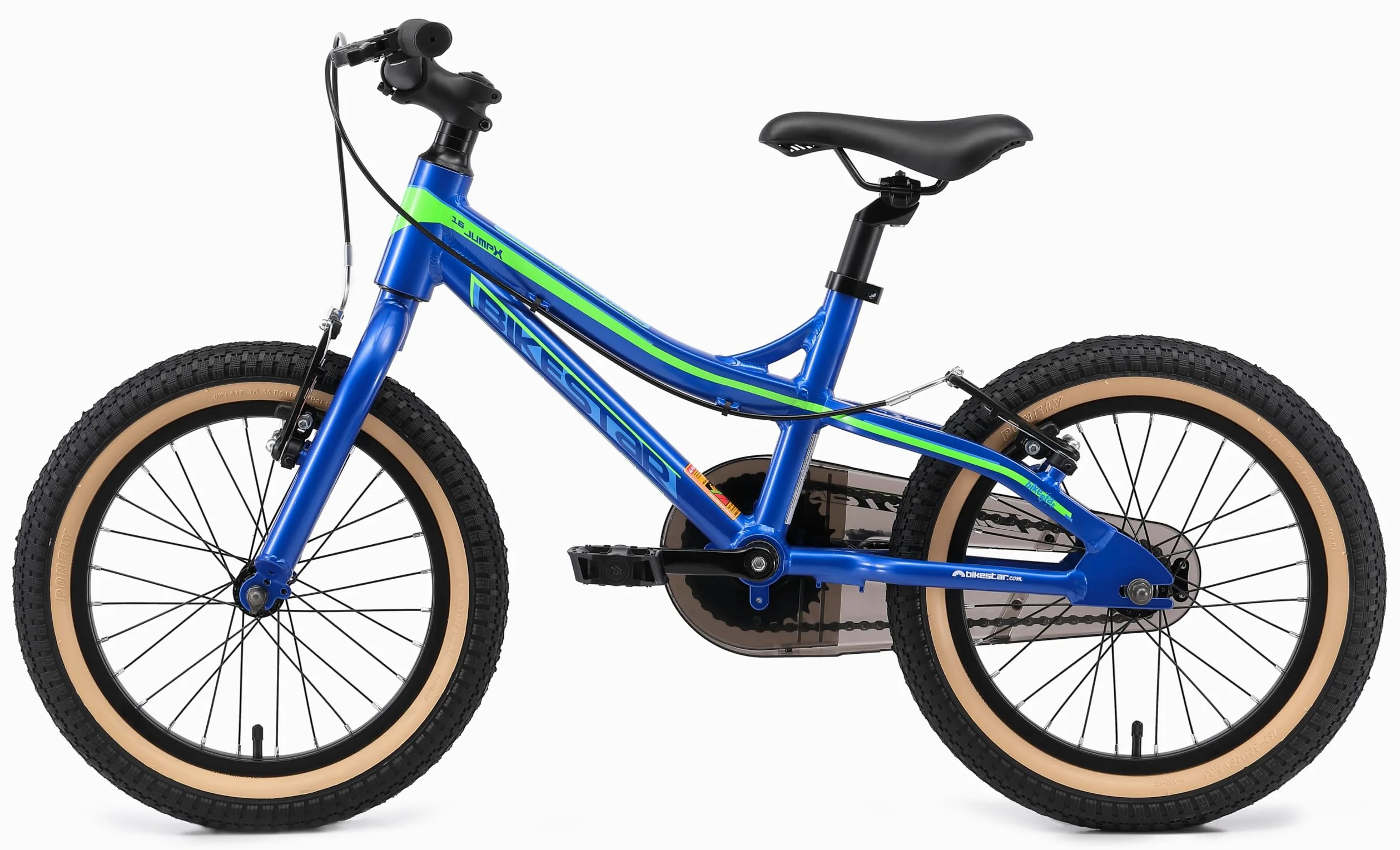 BIKESTAR Bicicleta Infantil Aluminio para niños y niñas a Partir de 4 años | Bici 16 Pulgadas con Freno en V | 16" Bici de montaña |