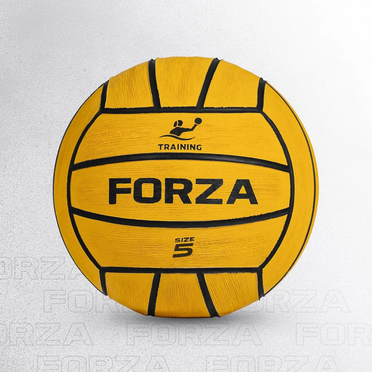FORZA Pelota de Entrenamiento de Waterpolo | Pelota Duradera y Resistente a los Impactos con tecnología Grip+ - Adecuada para Todas Las Edades