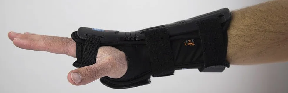 Flexmeter Muñequeras de Doble Cara D3O Medium Negro