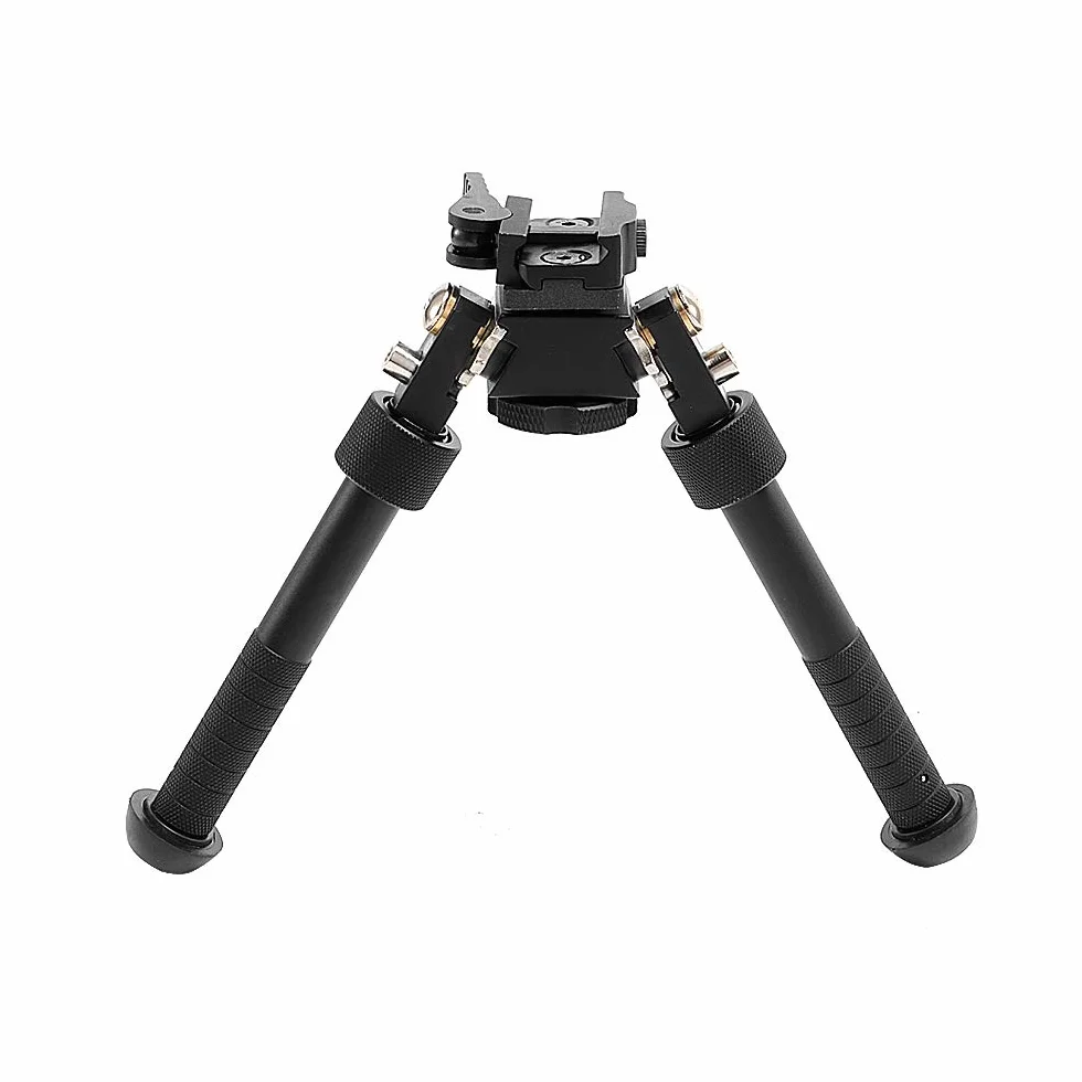 FXICH Bípode para Rifles de 6-9 Pulgadas, Giratorio, inclinable, liberación rápida, Montaje Picatinny, bípode táctico