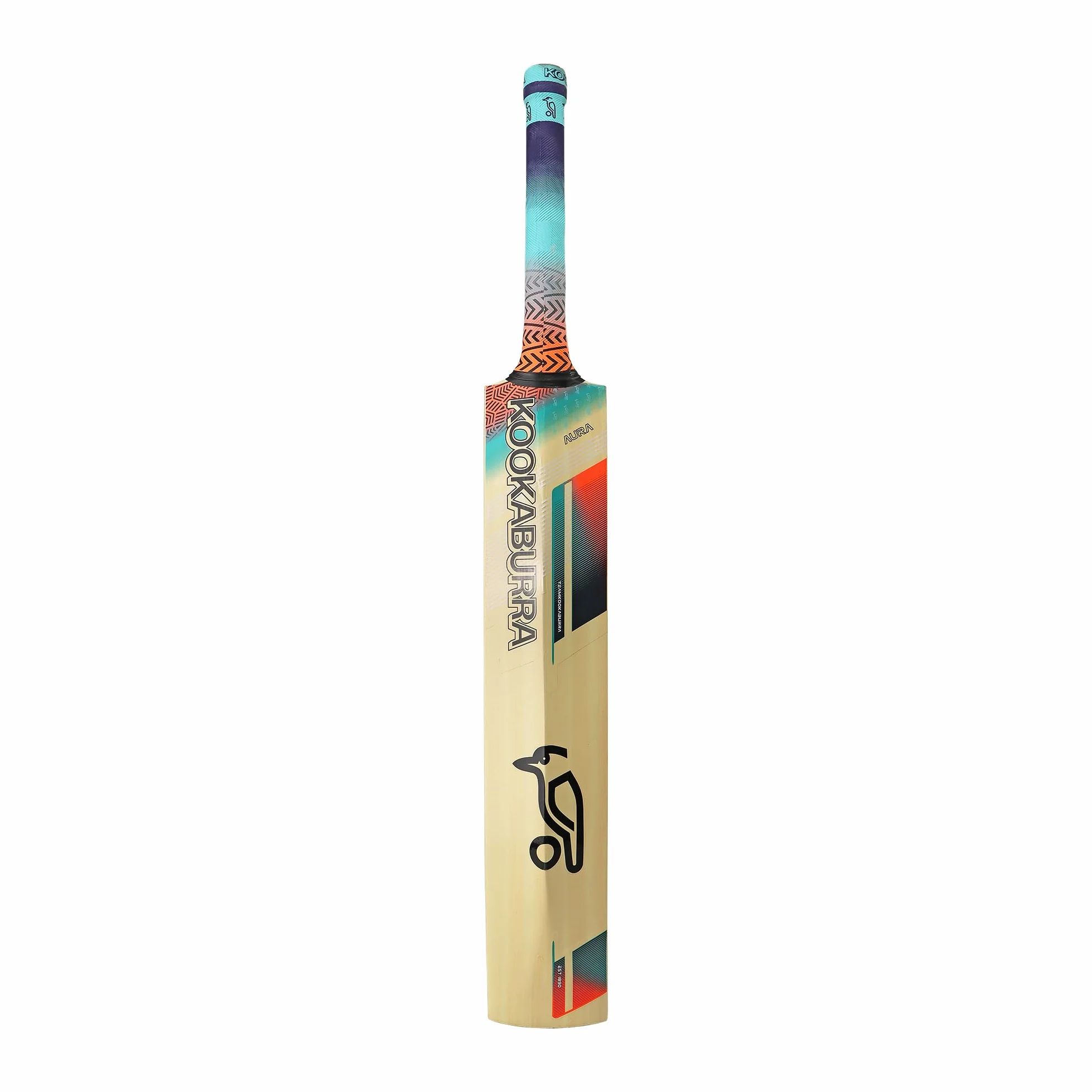Kookaburra Aura 10.1 Cricket Bat-Size 2 Bate Junior, Juventud Unisex, Rosa y Azul, Talla 2