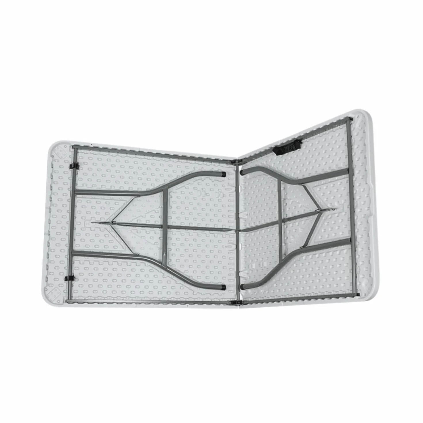 Mesa Catering Plegable Portátil Rectangular 180 cm Multiusos: Camping, Eventos en Espacios Exteriores o Interiores | Mesa Resina y Patas Acero | 4-6 Personas y Carga de 150kg