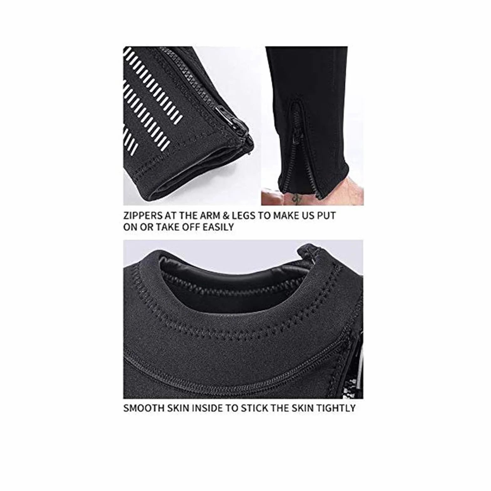 ZCCO Traje de Neopreno Ultra elástico de 3 mm con Cremallera Frontal, Traje de Buceo Completo, una Pieza para Hombres y Mujeres, esnórquel, Buceo, natación, Surf