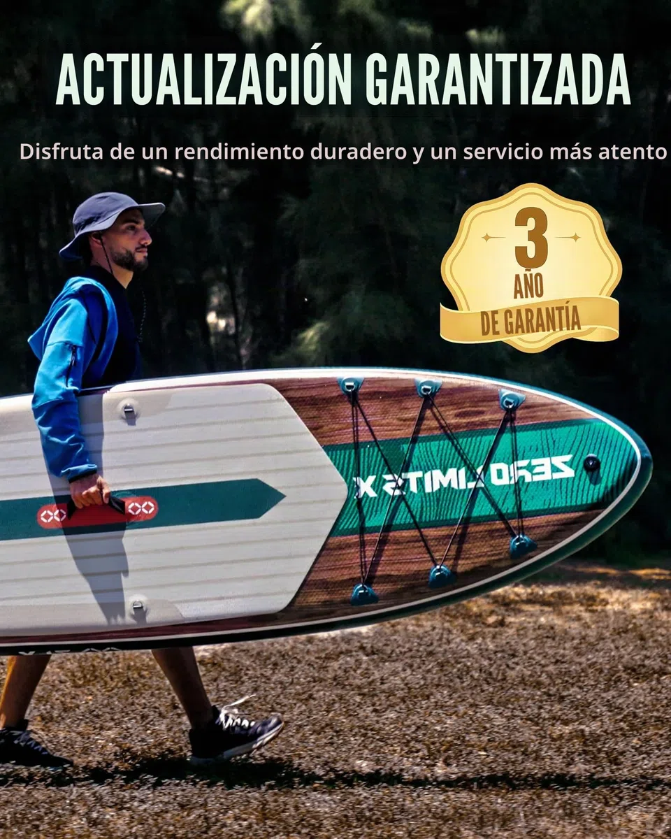 ZLX Tabla Paddle Surf Hinchable 320x84 cm, Sup con Asiento y Accesorios, Paddle Board Antideslizante, Estable y Resistente, Capacidad 200 kg, para Principiantes y Avanzados