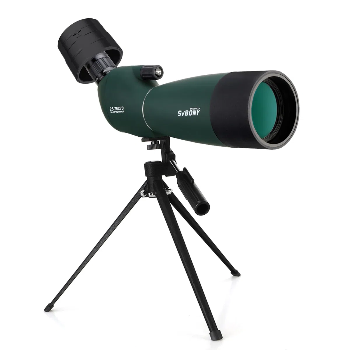 Svbony SV28 - Alcance de detección de 25-75 x 70 mm con cámara WiFi SC002, con trípode y adaptador de teléfono para digitalización, resistente al agua, a prueba de pies, alcance de largo alcance para