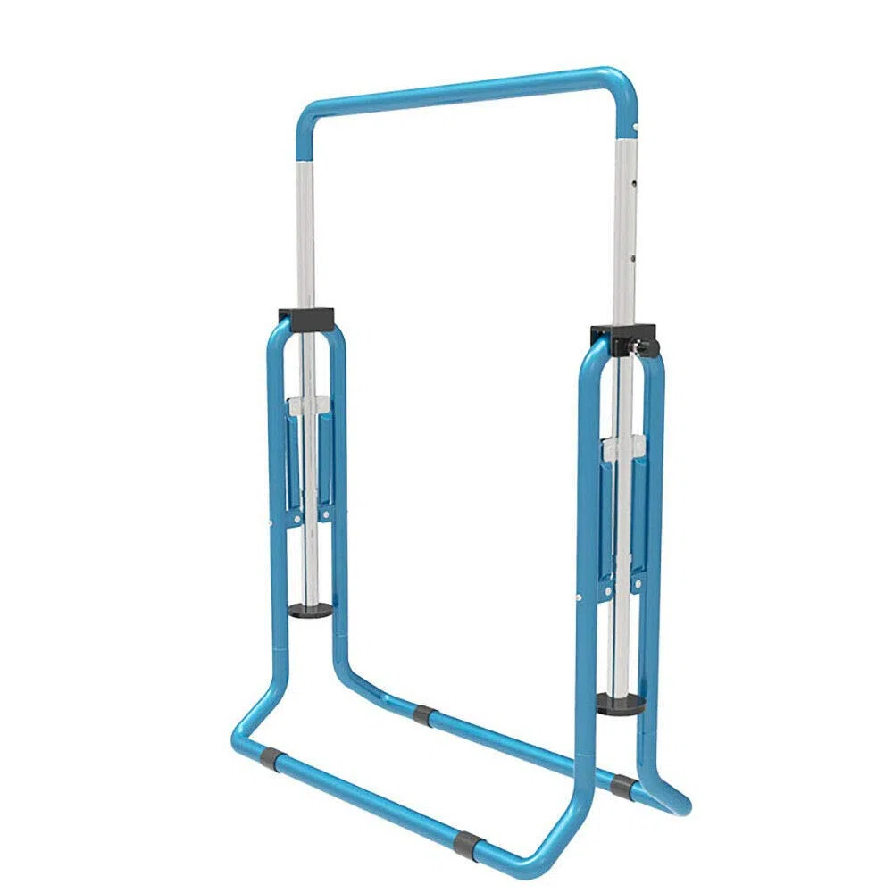 TFCFL Gimnasia Horizontal Bar Training Kids Expandable Gym Sportausrüstung Trainingsgeräte Outdoor Höhenverstellbar 129 cm, azul (azul)