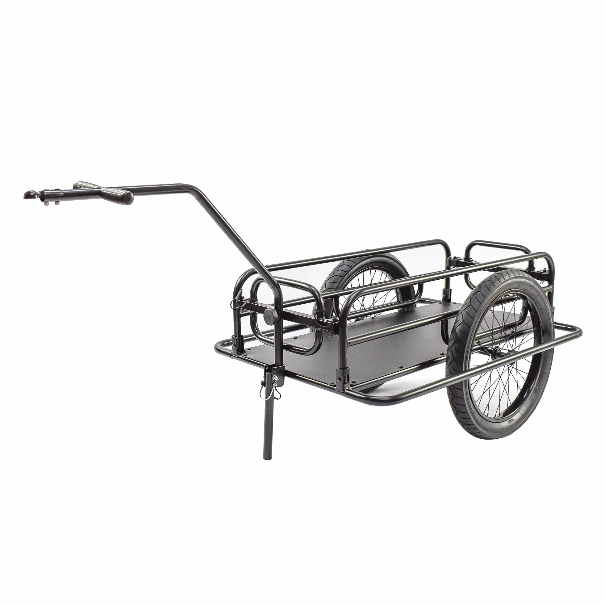 Remolque plegable para bicicleta enganche en tija de sillín
