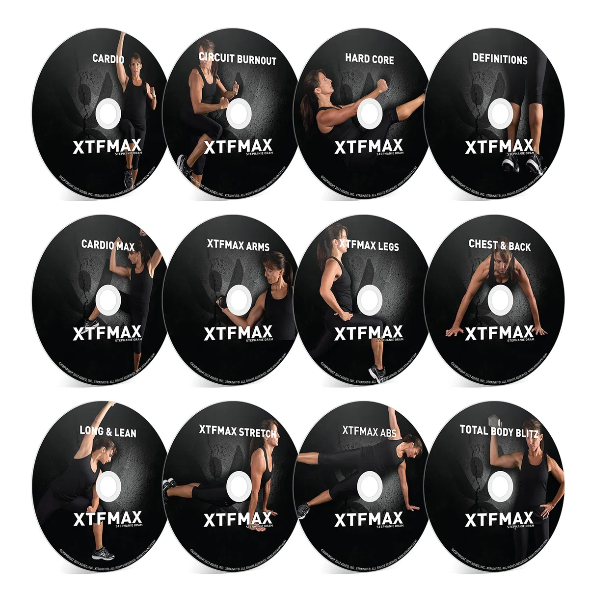 XTFMAX: Find Your Shape - Women's Complete Home Fitness - 12 DVD Set