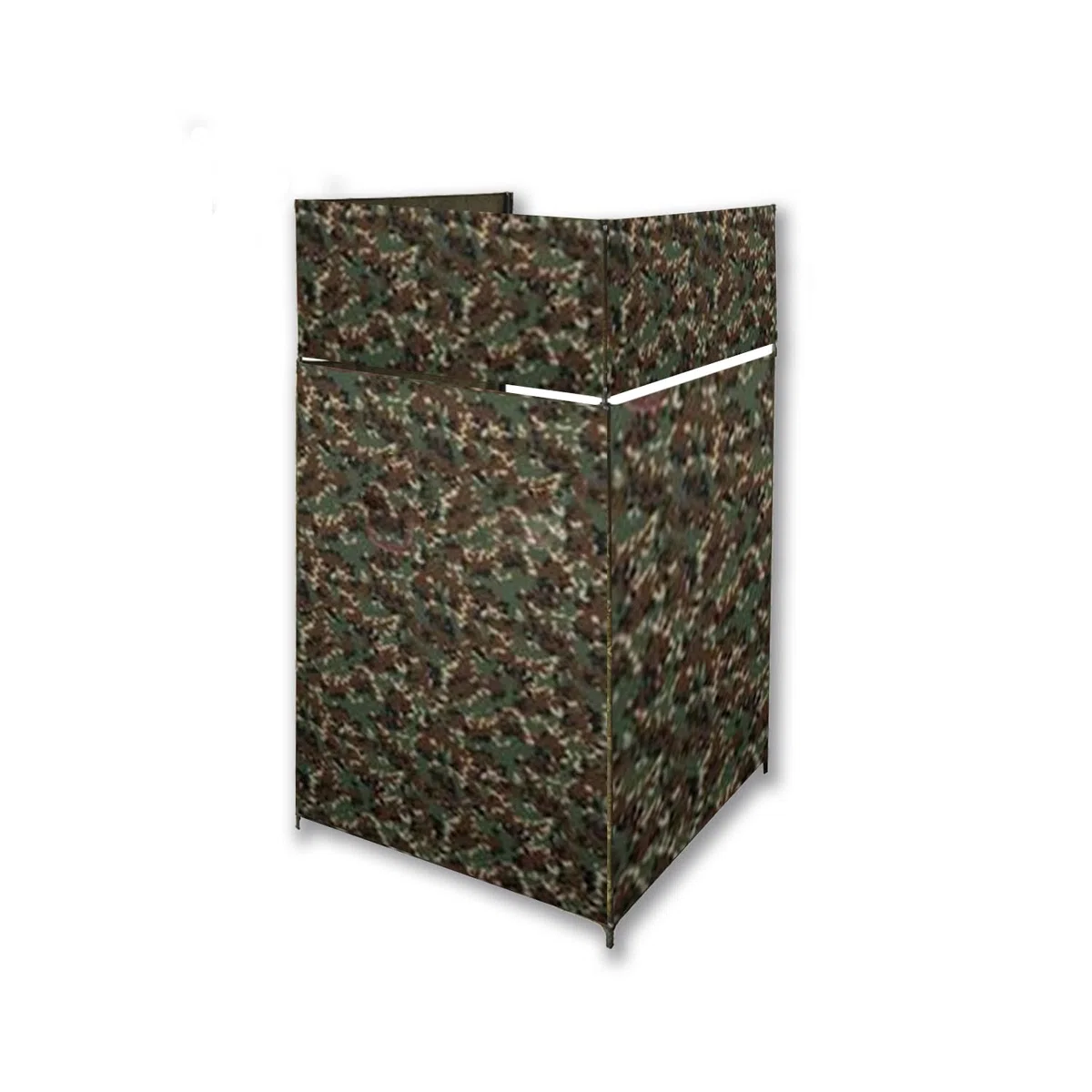 Puesto de caza tipo pantalla de 3 lados en aluminio alto 120 cm + suplemento 40 cm. peso 3,5 Kg
