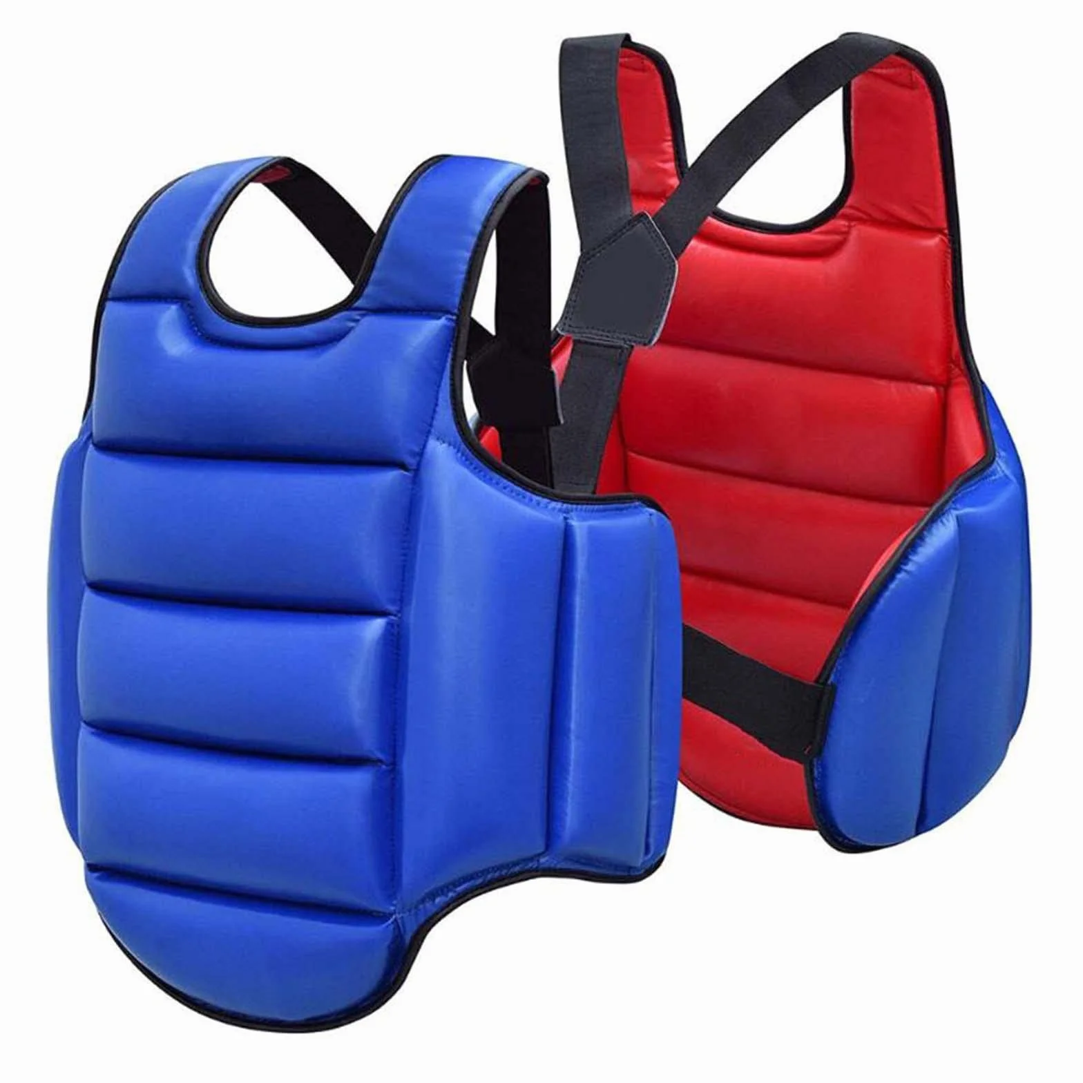 Chaleco Protector Reversible para Taekwondo, con Ajuste de Costillas, para MMA, Boxeo, Karate, Pecho, Unisex Y Niños. Artes Marciales.