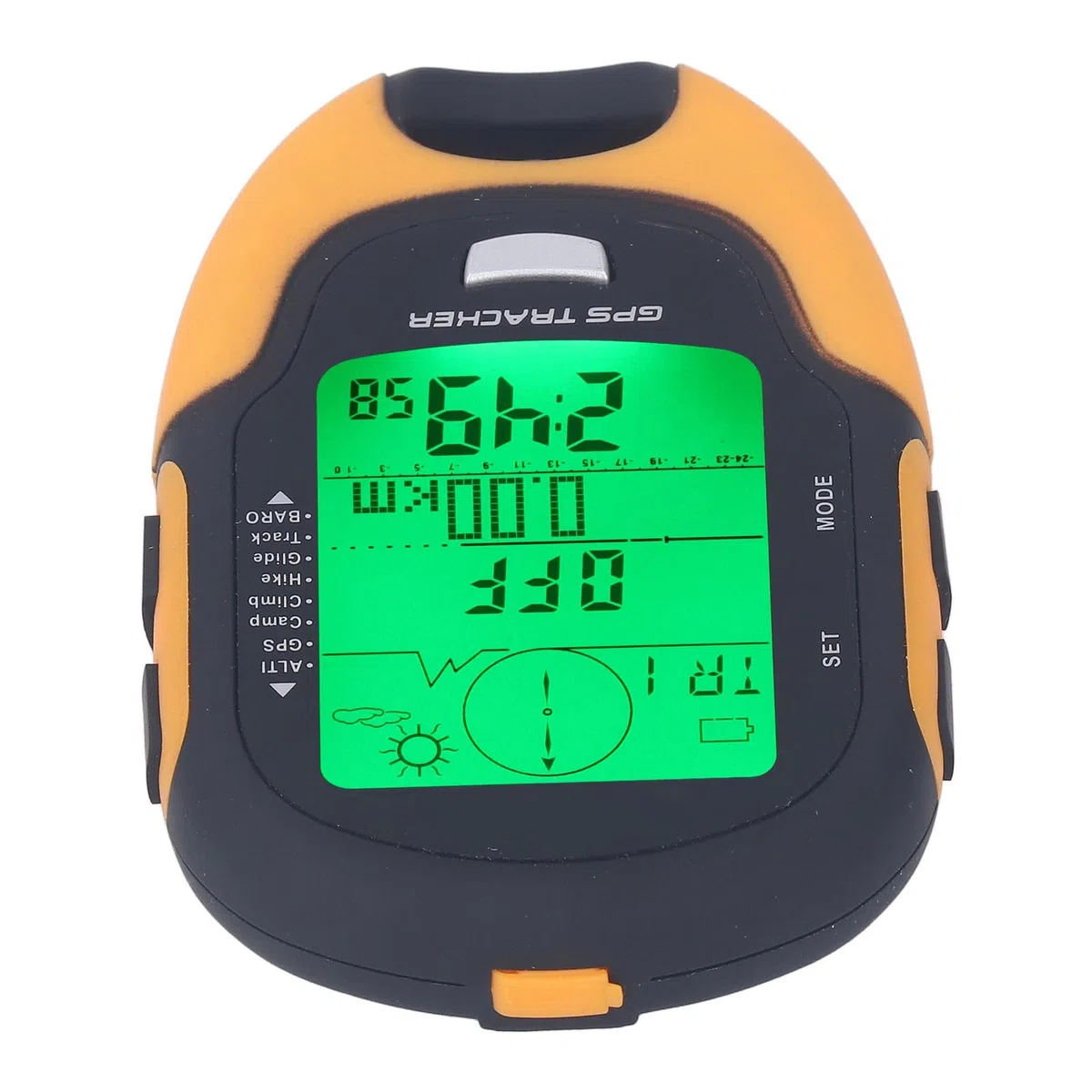Medidor GPS Multifunción para Camping con Altímetro Barómetro Brújula Termómetro y Higrómetro Sensor Impermeable IPX4 Precisión Alta
