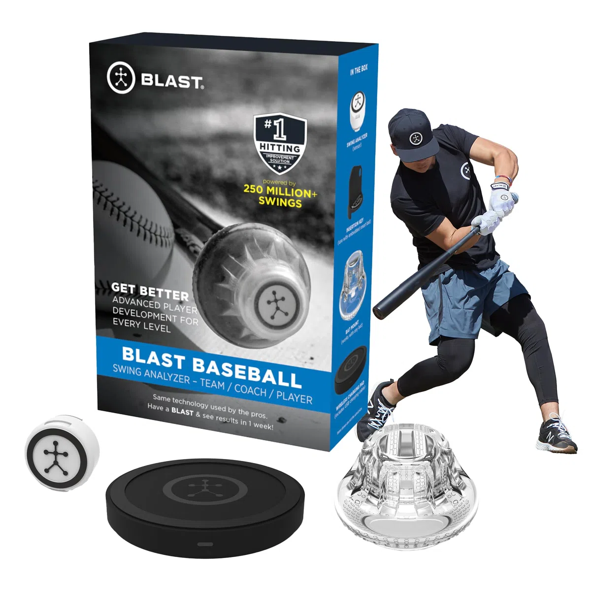 Blast Motion Blast Baseball 360 Swing Analyzer by