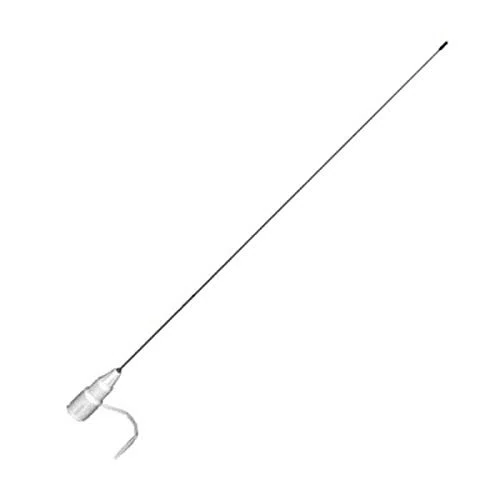 Antena VHF para Barcos a Motor Tipo Látigo Frecuencia AIS Rosca 1 Pulgada 14 Hilos 1 Metro 3DB 50Ohm Acero Inoxidable Modelo 0355-6