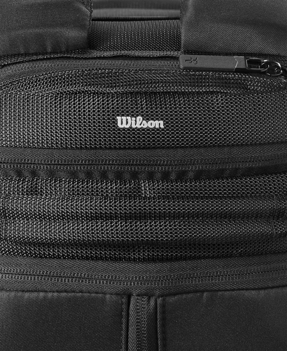 Wilson RF - Mochila de Tenis con Capacidad para hasta 2 Raquetas, Color Negro
