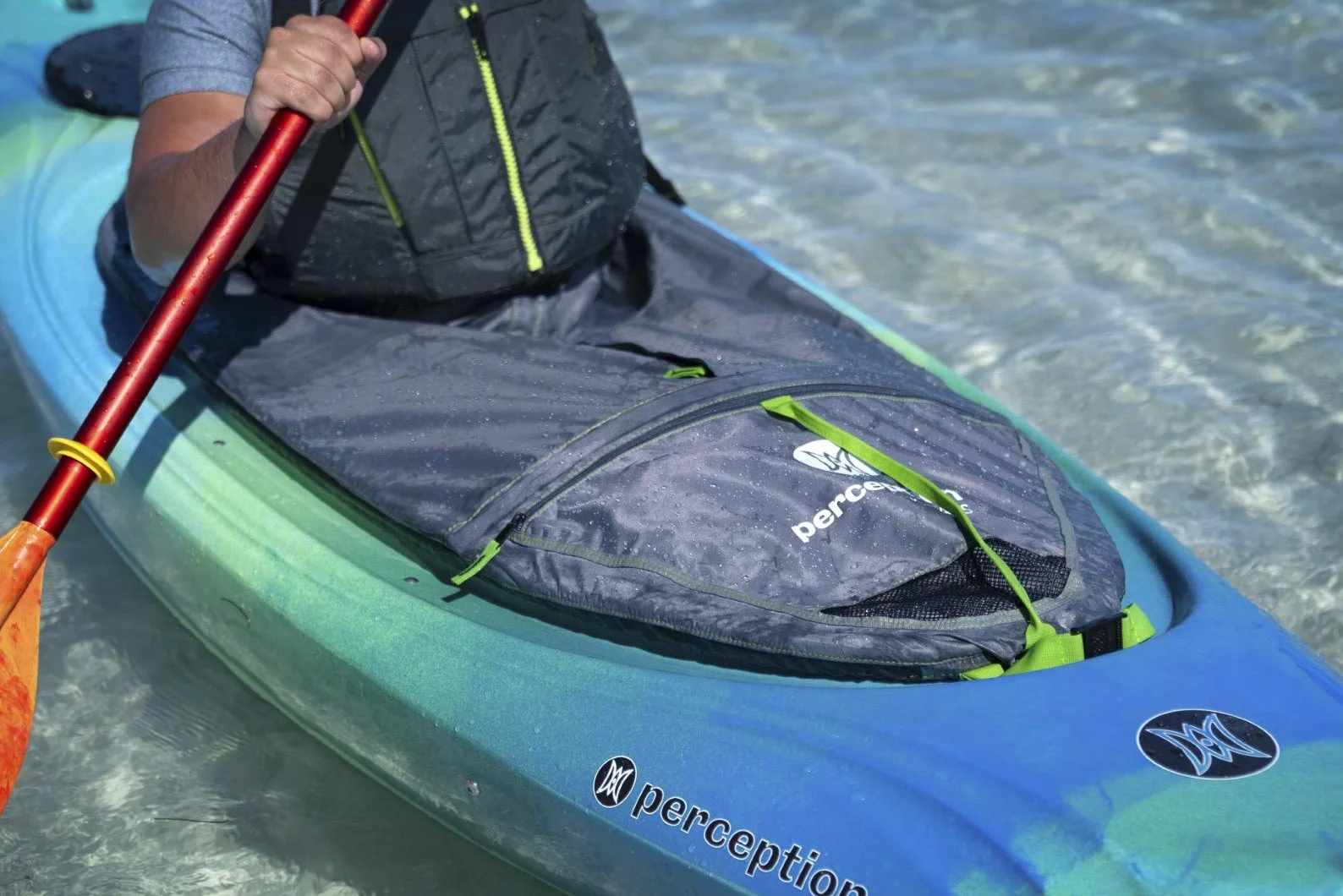 Perception Truefit - Falda pulverizadora para Kayak, Talla P7 a P12