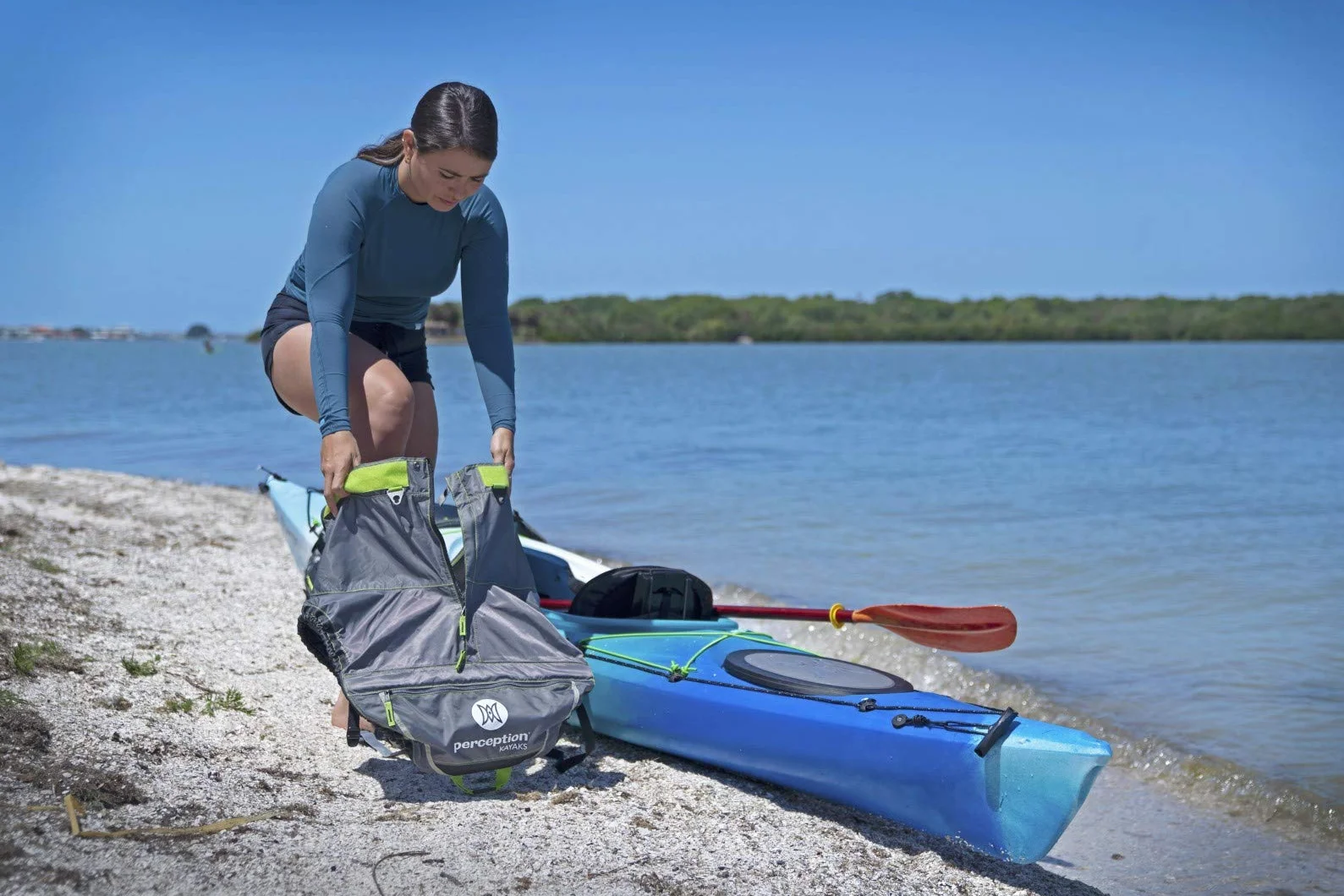 Perception Truefit - Falda pulverizadora para Kayak, Talla P7 a P12