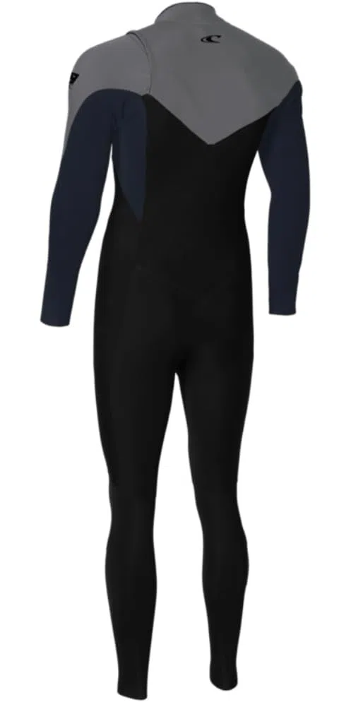 O'NEILL 2025 Hombres Epic 4/3mm Chest Zip Neopreno 5647 - Black/Slate/Smoke