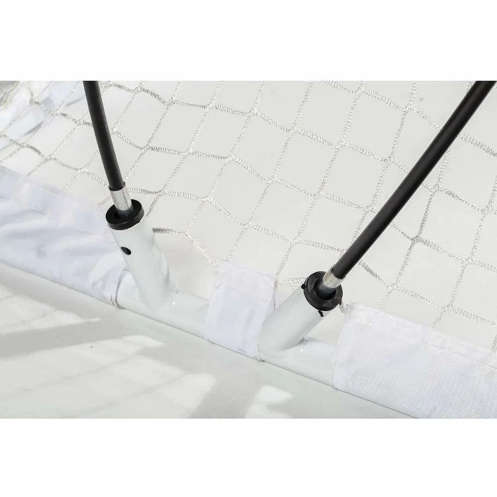 Franklin Sports Goal NHL portátil Callejero – Fibertech Lightweight Street + Roller Hockey Set – 50 Pulgadas portería de Fibra de Vidrio, Unisex-Adolescente, Rojo, 50 Inches