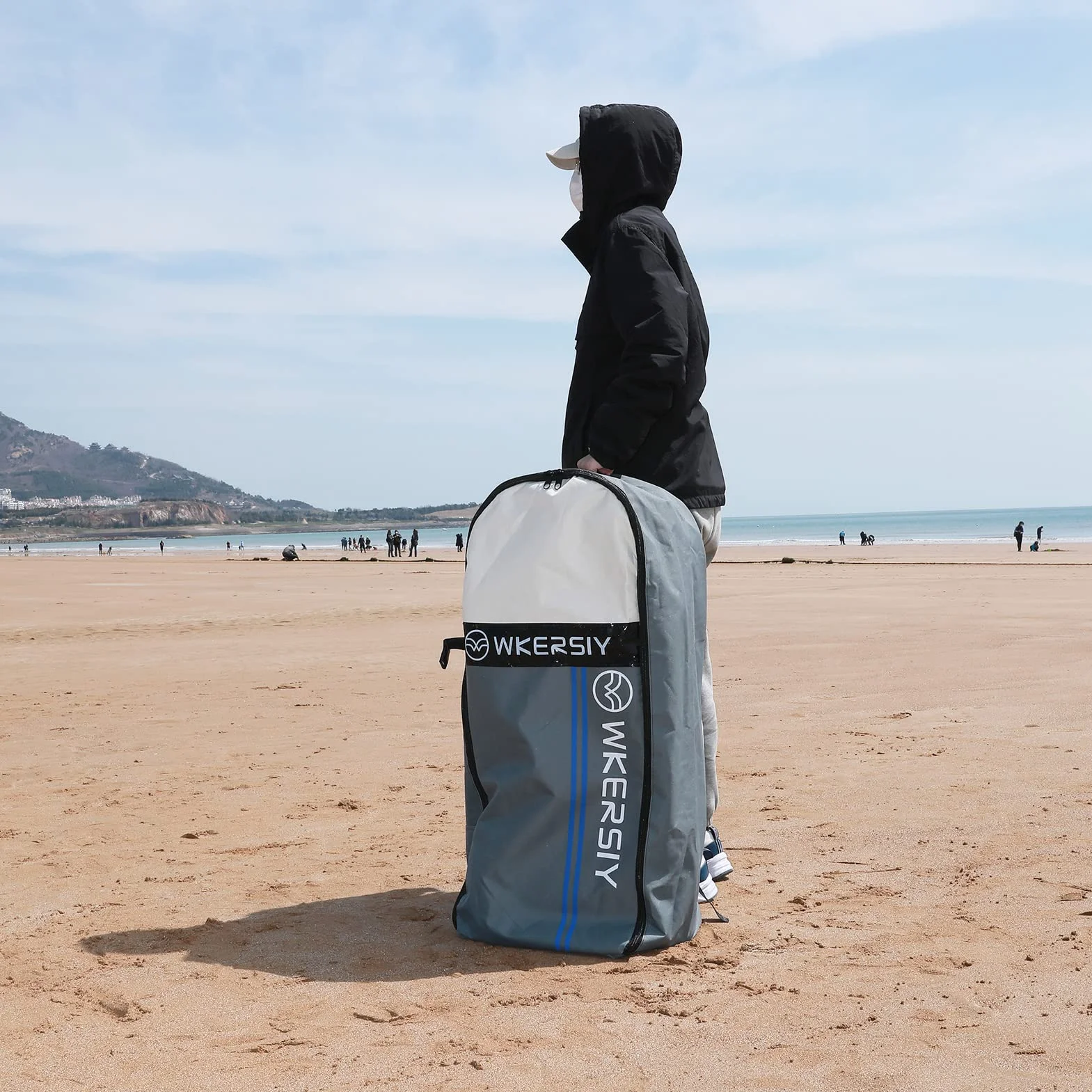 HUIOP Mochila de viaje para SUP hinchable Stand Up Paddleboard Bolsa de transporte Bolsa de hombro, Mochila de Paddleboard