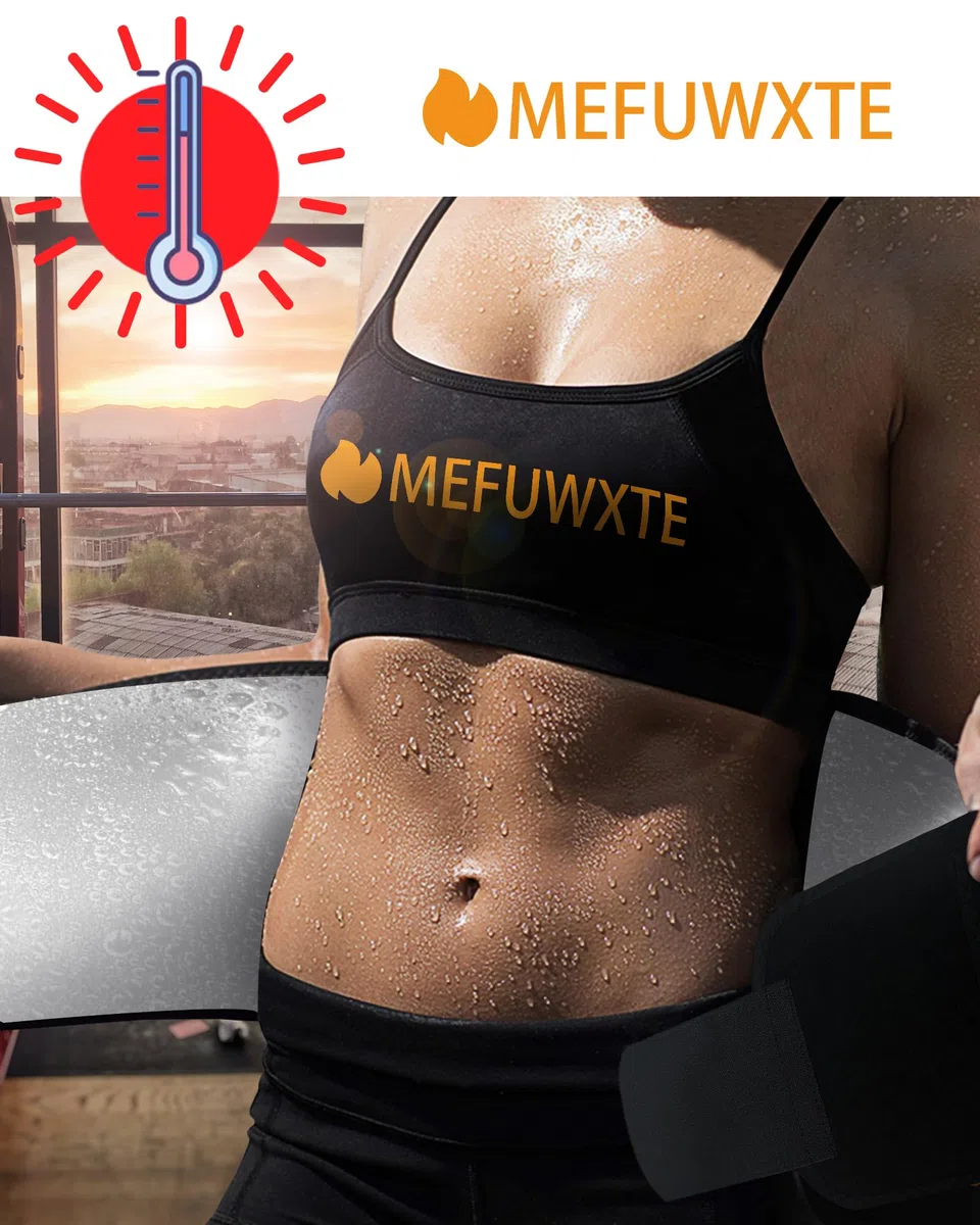 Faja Reductora Mujer y Hombre,Cintura Entrenador,Faja para Gimnasio de Neopreno,Cinturón Lumbar Abdominal de Ayuda para Sudar y Hacer Deporte