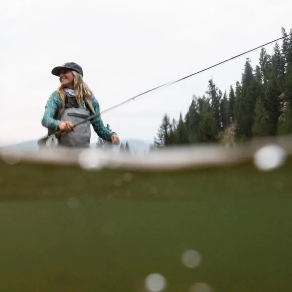 Redington Wrangler - Caña de pescar con mosca, 4 piezas, tubo de viaje de nailon duradero