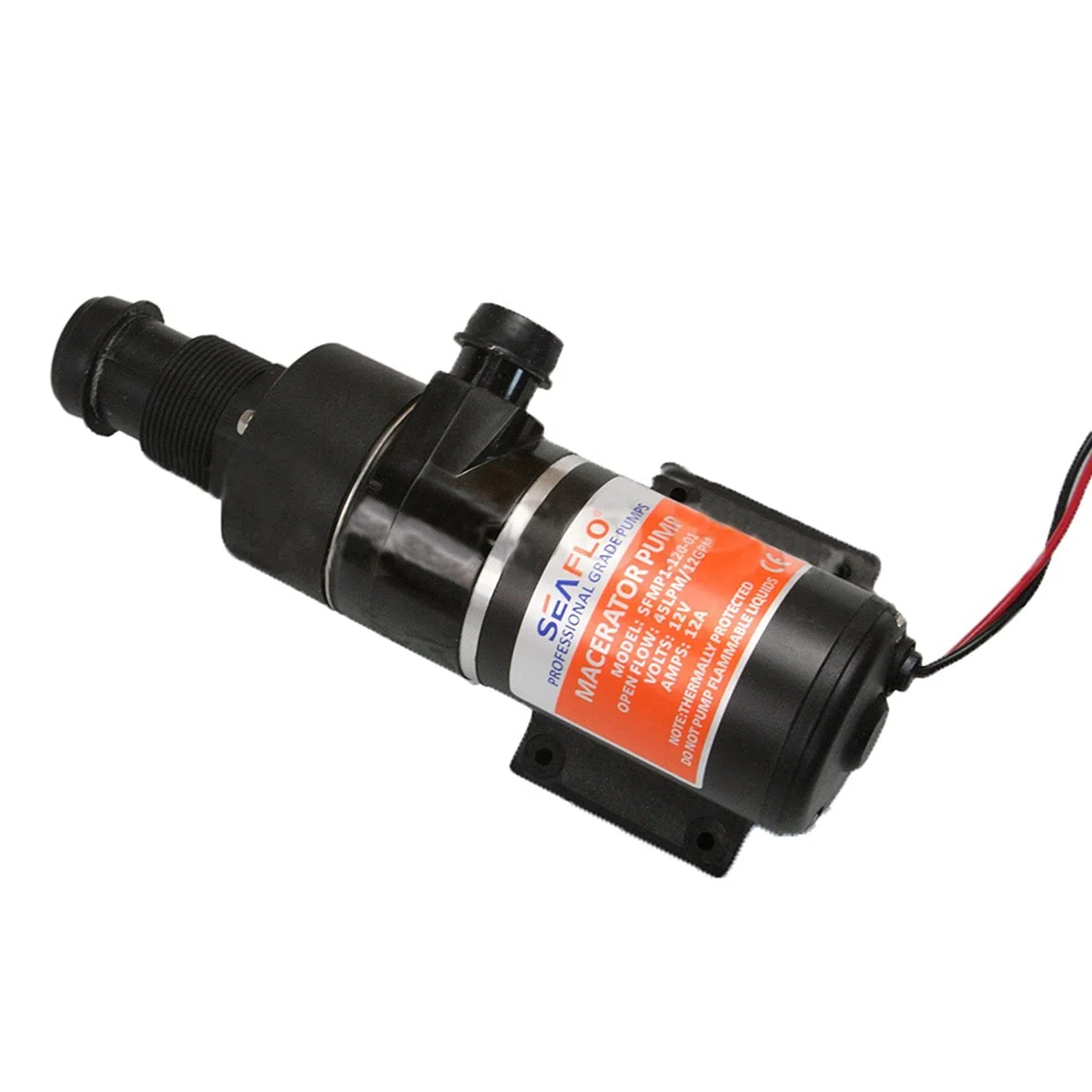 LIGHTEU, DC 12V 45L / min Bomba del macerador de SEAFLO Bomba del macerador de los desechos del tocador Cabeza fácil Limpia para el Marino, los Barcos, el yate, la Caravana