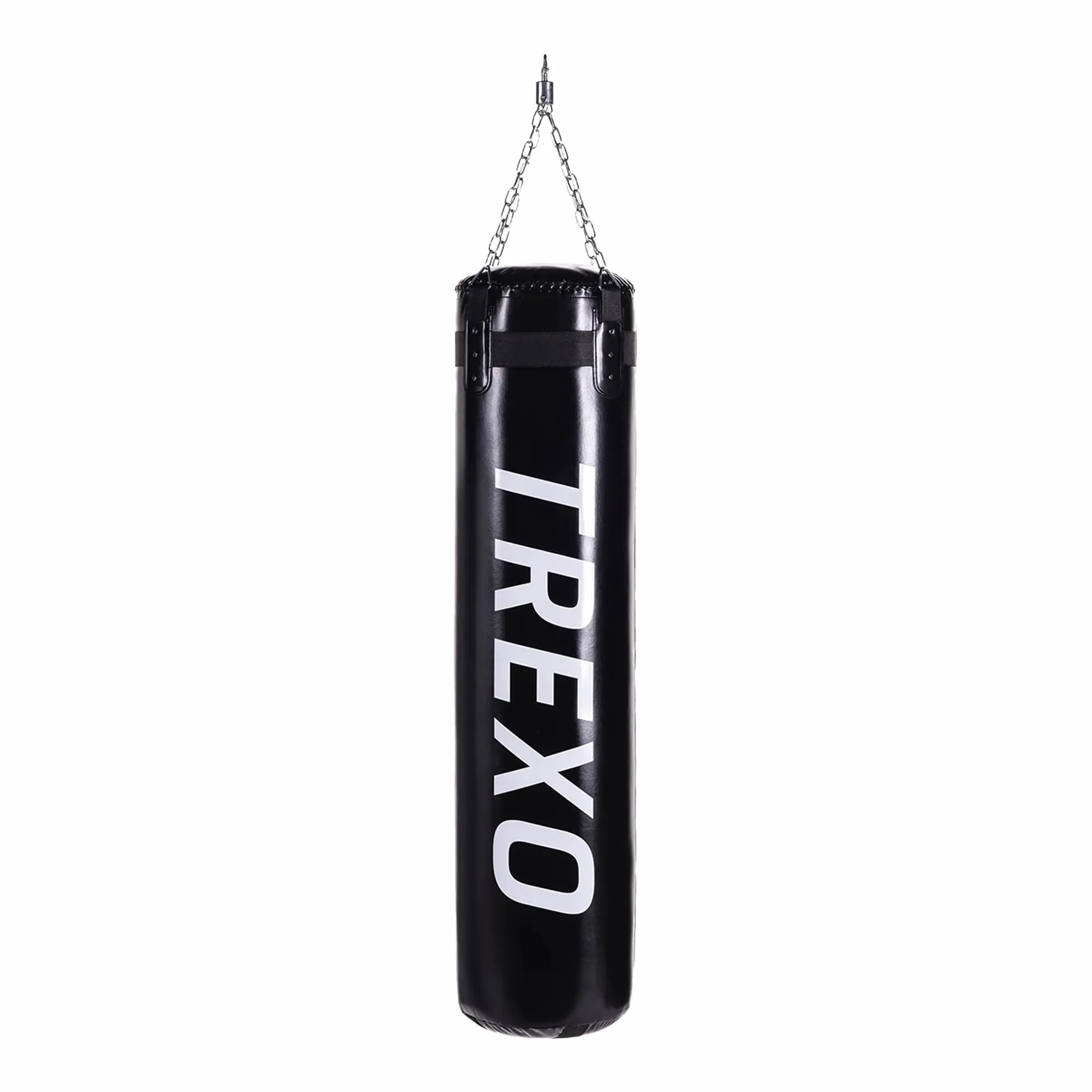 TREXO Saco de Boxeo 120|150 cm Piel PU Duradera Resistente al Desgaste Relleno con un Sistema de Absorción de Impactos Ideal para Entusiastas del Boxeo
