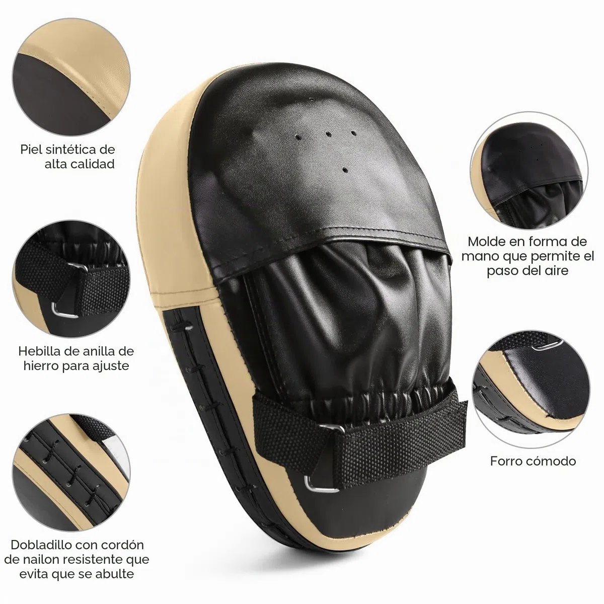 Odoland Kit de Boxeo 3-en-1 para Niños, Incluir Guantes de Boxeo, Patas de Oso, Paos de Boxeo, Guantes de Boxeo para Niños, Kickboxing, Karate, Muay Thai, Entrenamiento de MMA