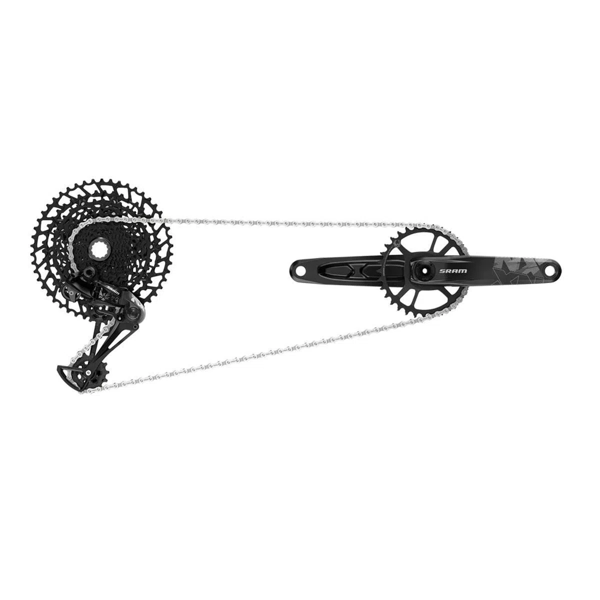 SRAM Nx Eagle Dub Groupset (Rear Der, Trigger Shifter W Clamp, Crankset Dub 12S W DM 32T X-Sync Chainring, Chain 126 Links 12S, Cassette Xg-1230 11-50T, Chaingap Gauge):