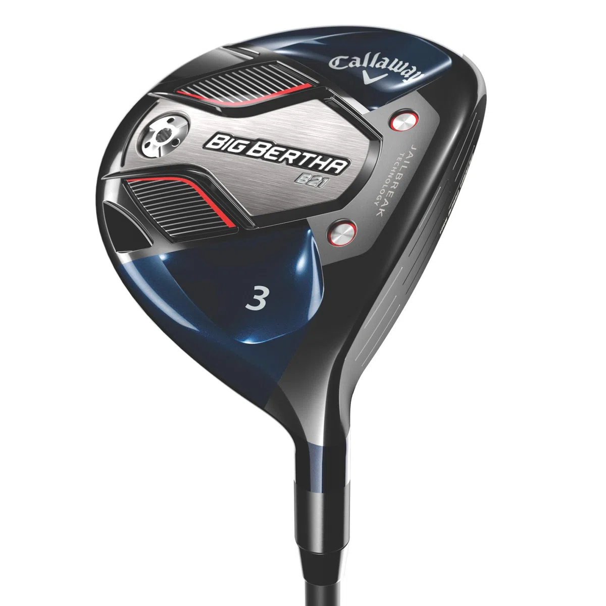 CALLAWAY Big Bertha B 21 Madera 3, Hombres, Negro, Regular