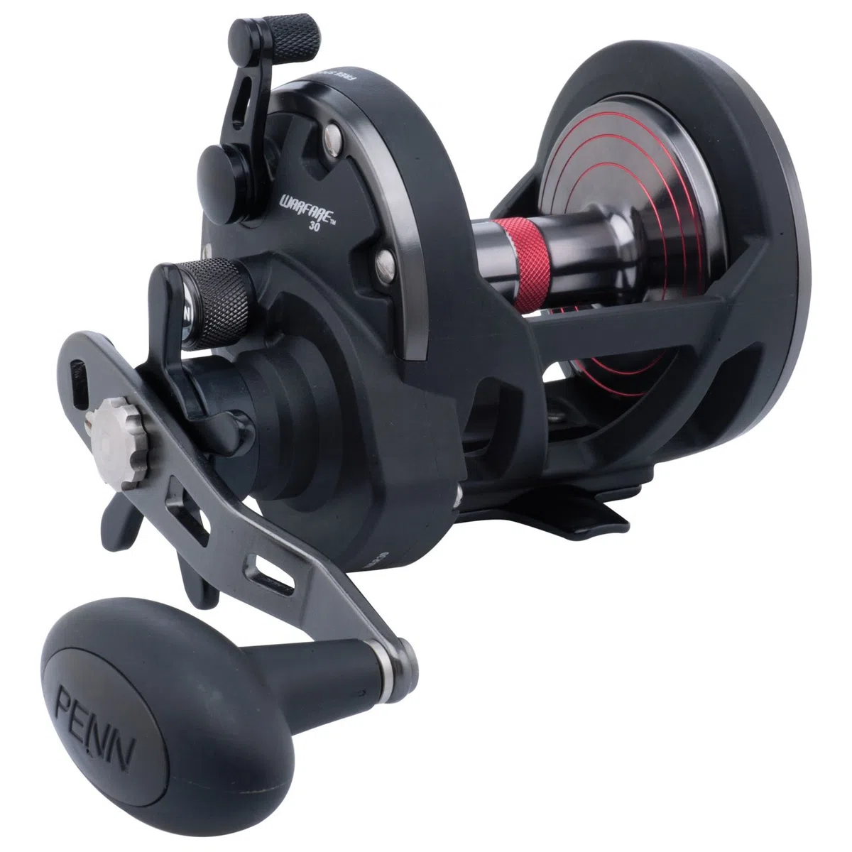 Penn Guerra Estrella Giro Bobina multiplicador - Negro