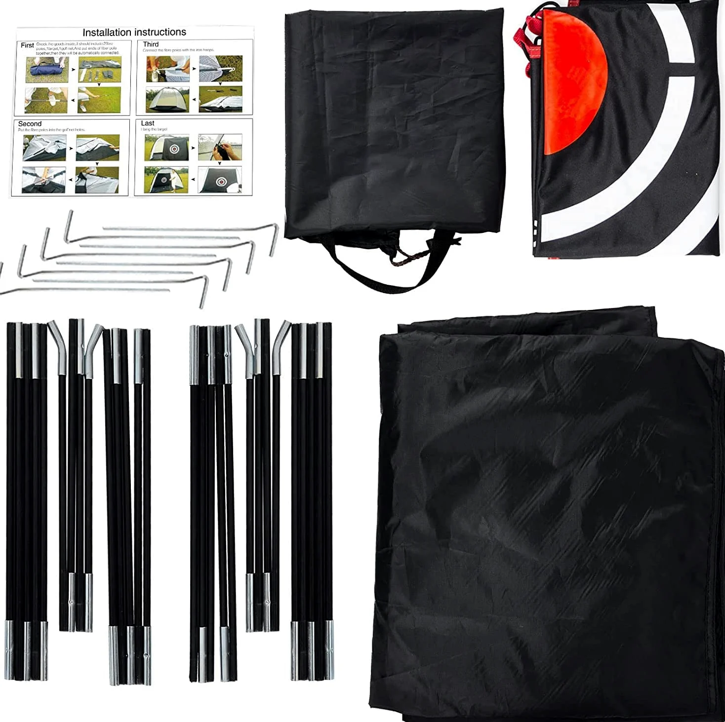 Kapler Golf Nets: Golf Practice Nets with Target for Driving Hitting in Garden Backyard