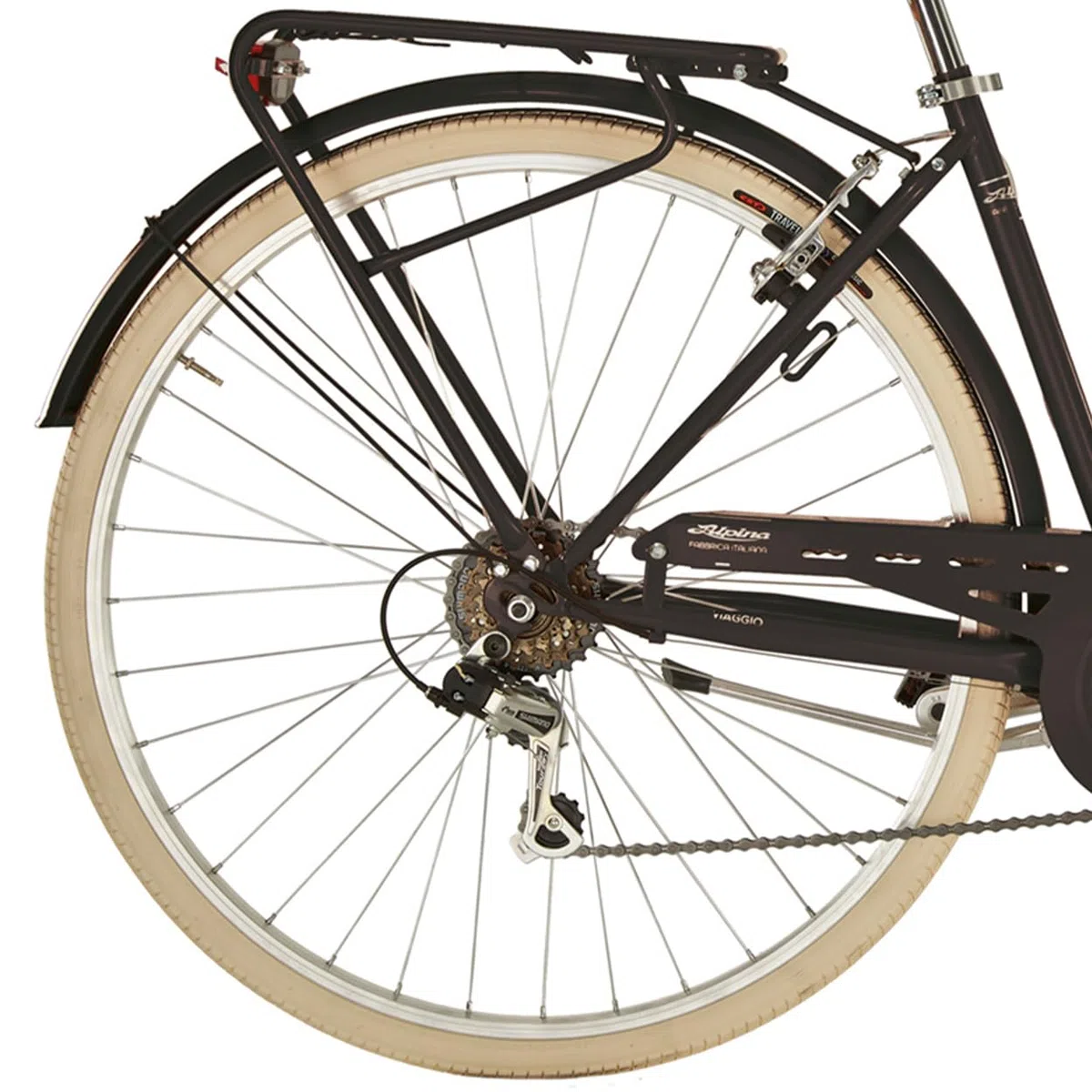 'City Bike Viaje Alpina de Mujer, 28 y Marco de Acero con congiunzioni 46 cm