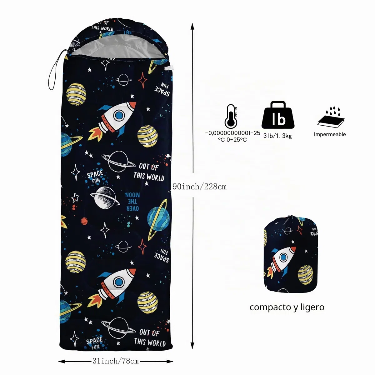 HOSIMA Sacos de dormir, saco de dormir en forma de momia para clima frío para adultos, niñas, niños, impermeable, para hombres para acampada cálida, senderismo, actividades al aire libre, viajes, caza