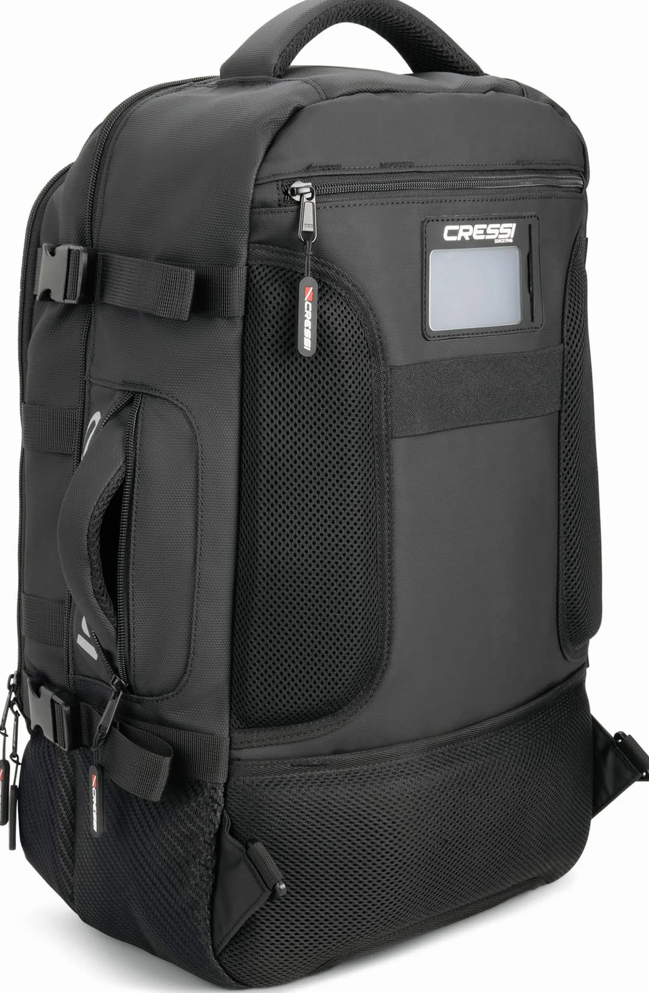 CRESSI Premium Backpack/Dry - Compact, Lightweight, Sporty and Waterproof Leisure Backpack, Black, Unisex