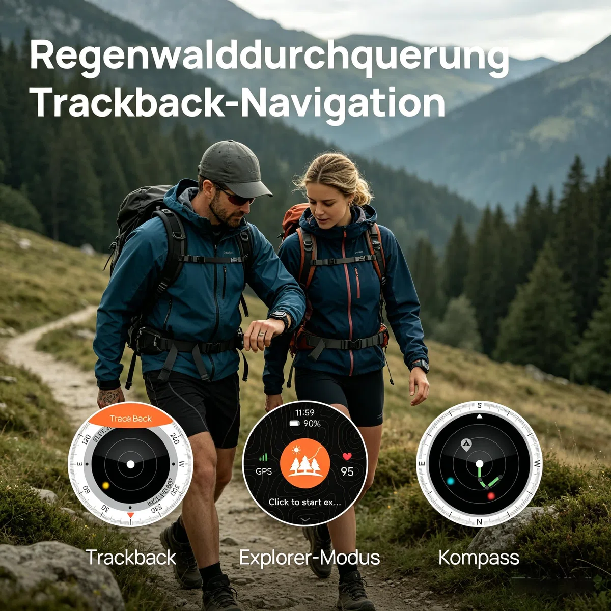 Mibro GS Explorer S | Reloj de buceo, llamadas Bluetooth y resistente al agua hasta 10 ATM