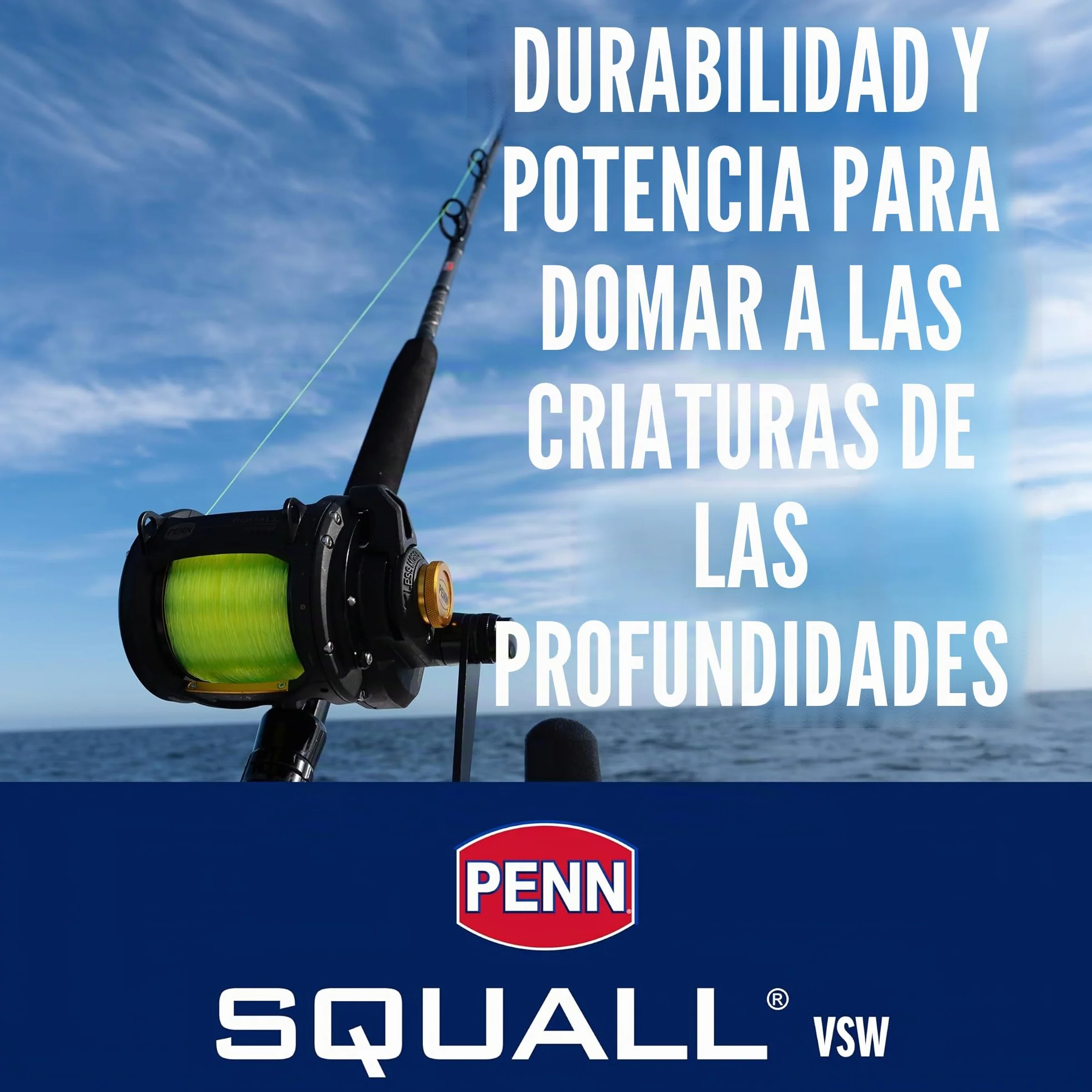 Penn sql50vsw turbonada Palanca carrete