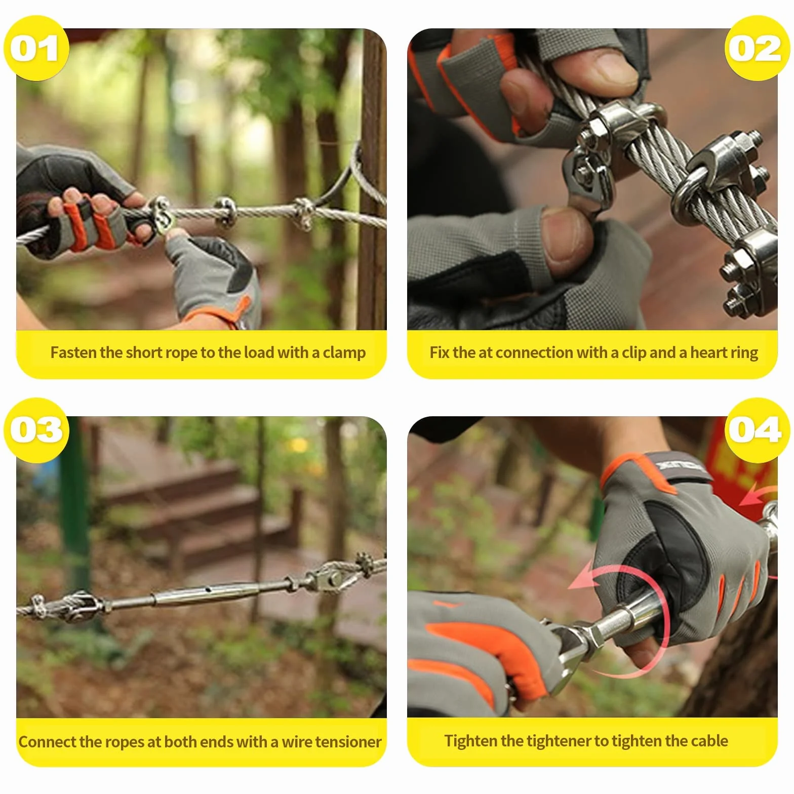 Tirolina, Shengyatu Zipline de 24 m 80 pies para niños y Adultos, Juego de Aventura en el Patio Trasero, fácil instalación, hasta 110 kg Resistente, Cable de Seguridad y Freno de Resorte, Juguetes