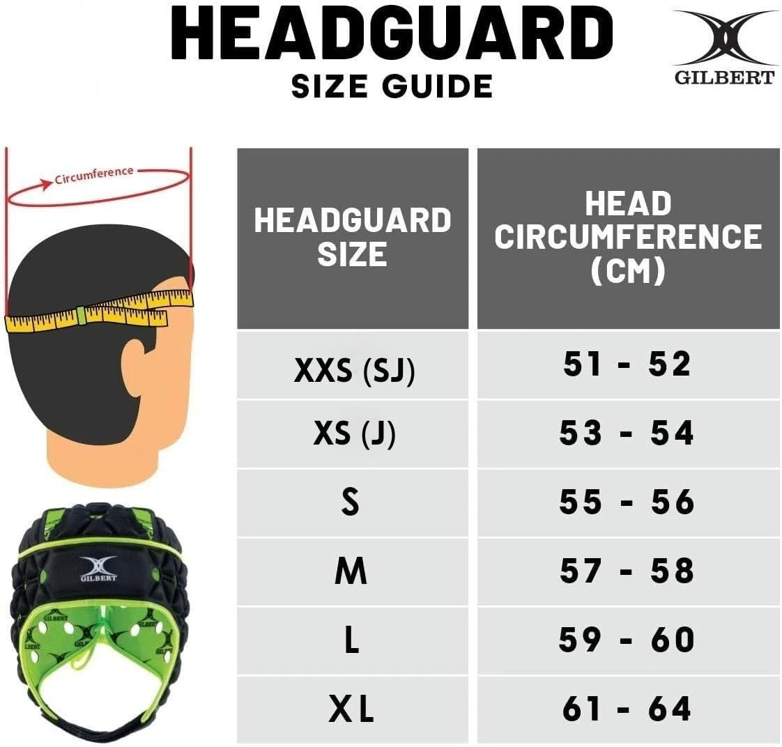 Casco Rugby Gilbert Air Blanco (Headguard), Tallas Senior/Junior (S)