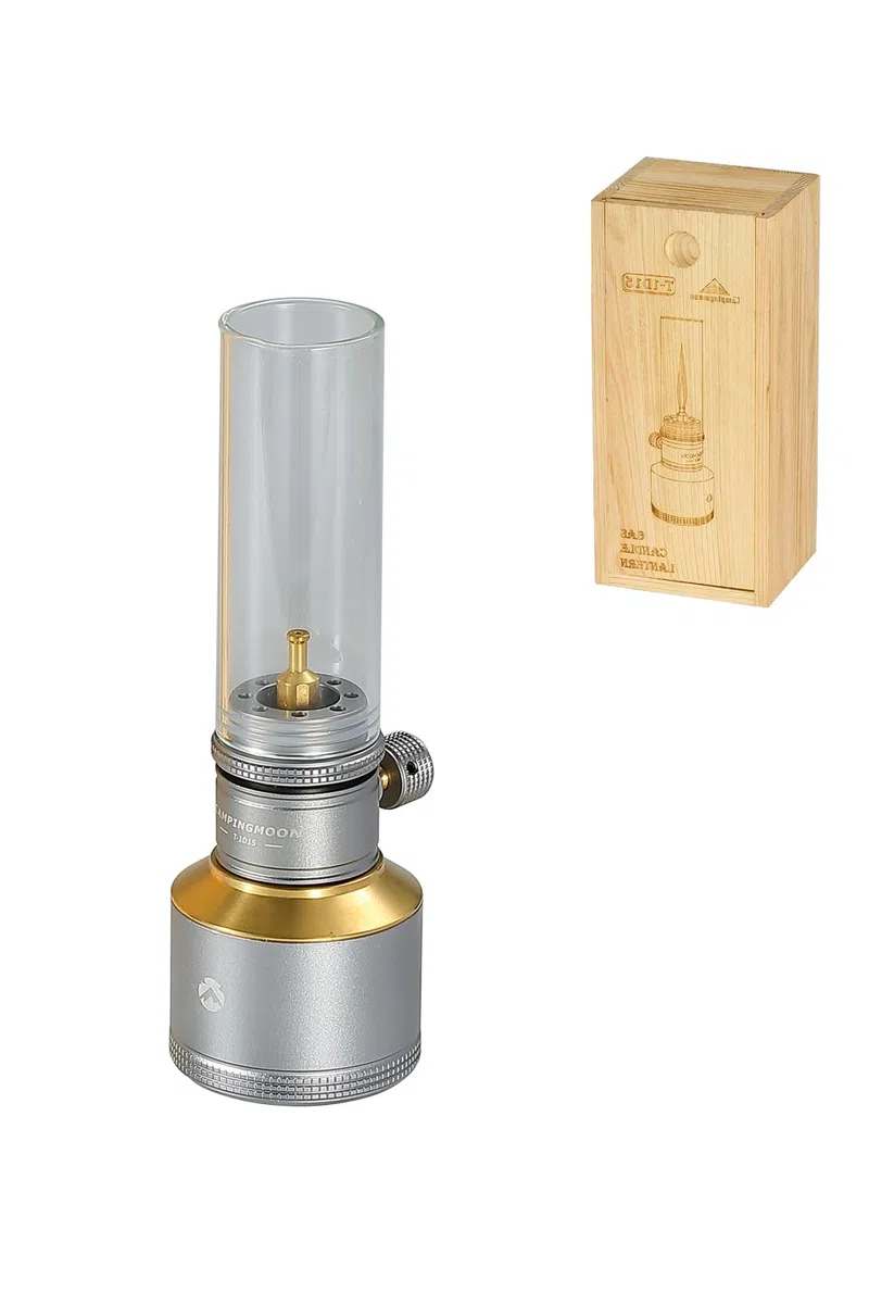 CAMPINGMOON T-1D15 - Farol de gas para camping con tanque vacío